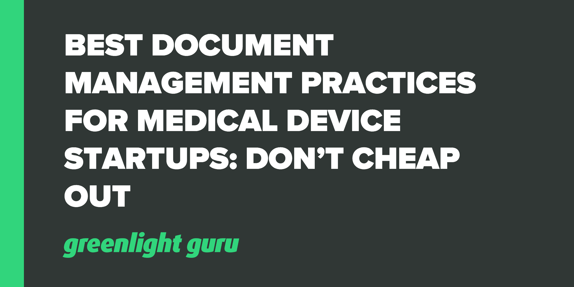 best doc management practices