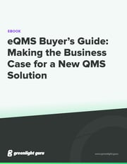 (cover) eQMS Buyer's Guide- Making the Business Case for a New QMS Solution