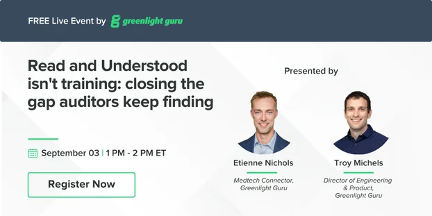 Read and Understood isn't training: closing the gap auditors keep finding