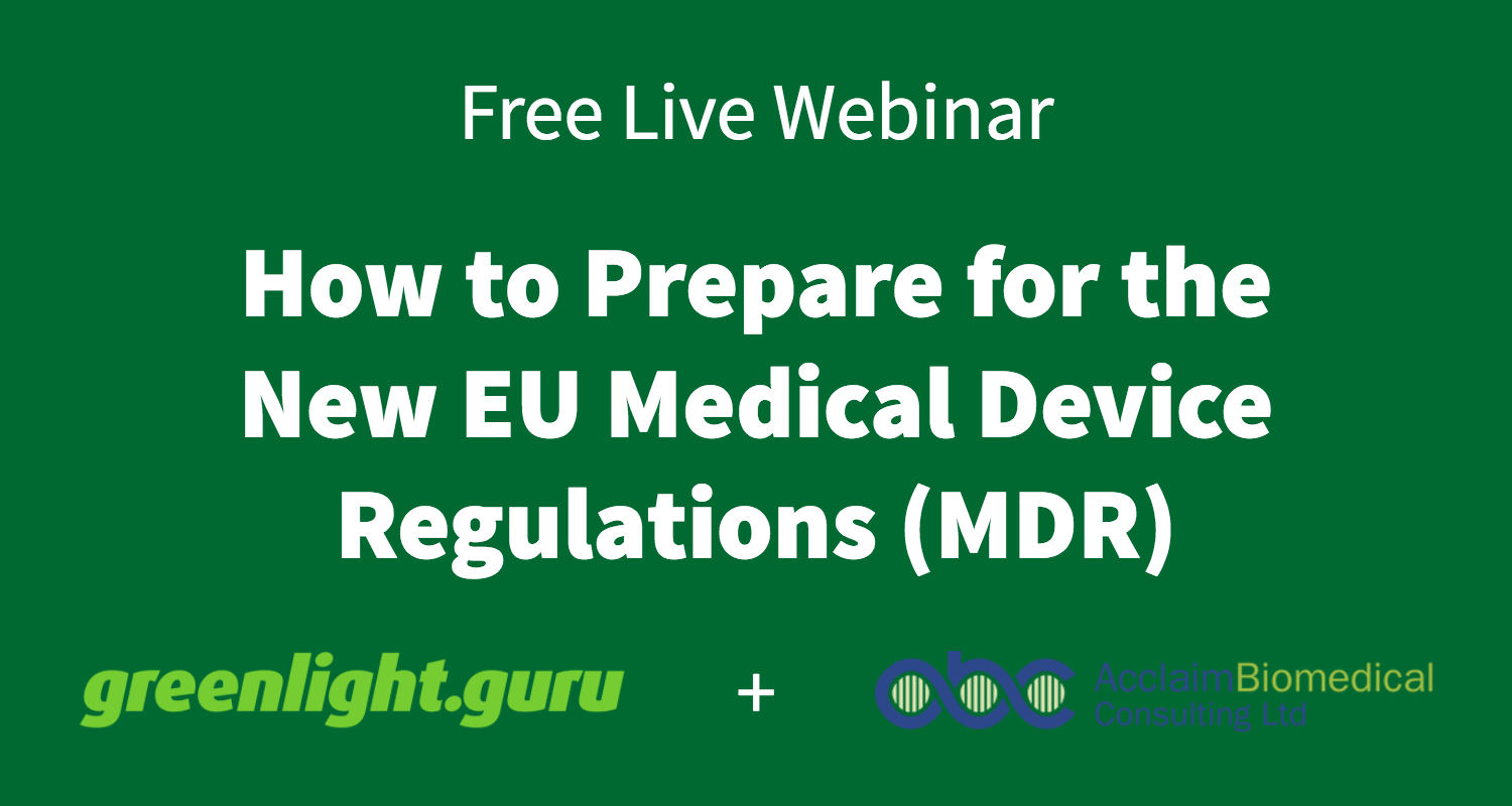 EU Medical Device Regulations Free Webinar