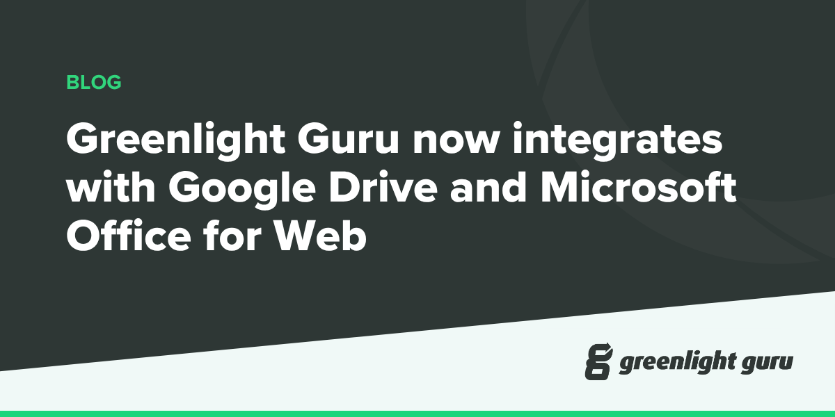 Greenlight Guru теперь интегрируется с Google Drive и Microsoft Office для веб