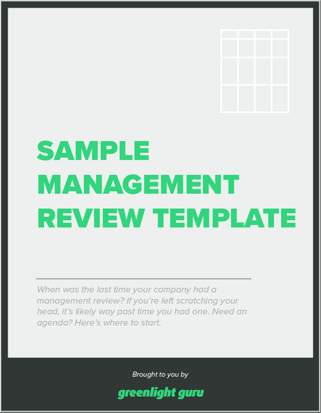 sample-management-review-template